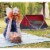KidCo PeaPod Portable Toddler Travel Bed & Storage Bag, Cranberry (4 Pack) Perspective: top