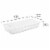 Sterilite 41 Quart Lightweight Under Bed Storage Box Container with Lid, 24 Pack Perspective: top