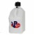 VP Racing Fuels Motorsport 5.5 Gal Utility Jug w/ 14 Inch Hose, White (4 Pack) Perspective: top