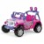Power Wheels 12 Volt Disney Princess Jeep Ride-On + Replacement Battery (2 Pack) Perspective: top