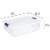 Sterilite 32 Quart Clear View Storage Container Tote w/ Latching Lid, (6 Pack) Perspective: top