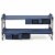 Disc-O-Bed Youth Kid-O-Bunk Camping Cot with Organizers and 7  Steel Leg Height Perspective: top