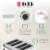 Haden Heritage 1.7 Liter Electric Tea Kettle & 4 Slice Wide Slot Toaster, White Perspective: top