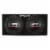 MTX 12 Subwoofer Enclosure and Amplifier with QPower Super Flex Wiring Amp Kit Perspective: top