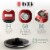 Haden Dorset 1.7 Liter Cordless Electric Kettle and 4 Slice Bread Toaster, Red Perspective: top