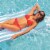Comfy Floats No Inflate Water Lounger Pool Float And 12' No Inflate Water Pad Perspective: top