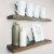 Willow & Grace Amanda 24 In Floating Wall Mount Shelves, Rustic Grey (6 Pack) Perspective: top