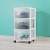 Sterilite 28308002 Home 3 Drawer Wheeled Plastic Storage Container (Set of 4) Perspective: top