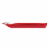 Lucky Bums Kids 48 Inch Plastic Snow Toboggan Sled with Pull Rope, Red (3 Pack) Perspective: top