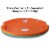 Paricon Flexible Flyer Flying Saucer Snow Sled Combo Pack, 26 Inch, Orange/Blue Perspective: top