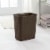 Sterilite Weave 3.4 Gallon Plastic Home & Office Wastebasket Trash Can (12 Pack) Perspective: top