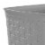 Sterilite Weave 5.8 Gallon Plastic Home/Office Wastebasket Trash Can (12 Pack) Perspective: top