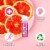 Boost Oxygen Pocket Sized Canned Oxygen w/ Mouthpiece, Pink Grapefruit (8 Pack) Perspective: top