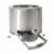 Flame Engine 19  Circular Smokeless Fire Pit w/Carry Bag, 304 Stainless Steel Perspective: top