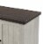 Edyo Living Rustic Farmhouse Electric Fireplace TV Stand w/ Remote Control, Grey Perspective: top