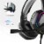 EKSA RGB USB Gaming Headset, Gray, and S100 Headphone with Microphone, Black Perspective: top