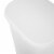 Sterilite 11.3 Gal Lift Top Lid Wastebasket Kitchen Trash Can, White (24 Pack) Perspective: top
