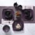 Gibson Elite Soho Lounge 16 Piece Plates, Bowls, and Mugs Set, Purple (2 Pack) Perspective: top