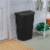 Sterilite 11.3 Gal Lift Top Lid Kitchen Trash Can Wastebaskets, Black (24 Pack) Perspective: top