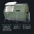 Jora Composters JK270A 70 Gallon Outdoor Dual Chamber Steel Compost Tumbler Bin Perspective: top