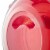 Sterilite Clear Lid Nesting Storage Christmas Holiday Wreath Box, Red (2 Pack) Perspective: top