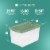 Sterilite 64 Qt Latching Plastic Storage Container Tote, Crisp Green (18 Pack) Perspective: top