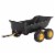 Polar Trailer 2 Coupler Kit with HD 1500TA Steel Tandem Axle Hauling Trailer Perspective: top