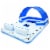 Bestway Hydro-Force X3 Innertube and Tropical Breeze Party Island Water Floats Perspective: top