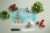 Carolines Treasures  CK3450LCB Danish Spitz Christmas Tree Glass Cutting Board L Perspective: top