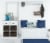 Salt and Pepper Miniature Schnauzer Kitchen Scene Canvas Fabric Decorative Pillo Perspective: top