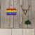 Carolines Treasures CK8020DS812 Gay Pride Peace Hands Wall or Door Hanging Prin Perspective: top