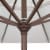 California Umbrella Market Patio Umbrella With Auto Tilt and Crank Lift - Charcoal/Matted White Perspective: top