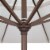 California Umbrella Aluminum Market With Auto Tilt and Crank Lift - Seville Seaside/Matte White Perspective: top