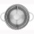 Ballarini 8-qt Stainless Steel Pasta Pot with Lid and Strainers Perspective: top