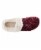Isotoner® Popcorn Chenille Garnet Hoodback Women's Slippers Perspective: top