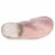Isotoner® Quilted Velour Emmie Scuff Slippers - Pink Perspective: top