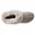 Isotoner® Samantha Sweater Knit Hoodback Slipper - Ash Perspective: top