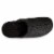 Isotoner® Faux Woolen Men's Hoodback Shoes - Black Perspective: top