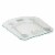 Home Basics Glass Bathroom Scale Perspective: top
