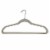 Home Basics 10-Piece Velvet Hangers, Grey Perspective: top