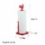 Home Basics Cast Iron Rooster Paper Towel Holder, Red Perspective: top