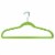 Home Basics 10-Piece Velvet Hangers, Green Perspective: top