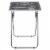 Home Basics Bon Apetit Multi-Purpose Folding Table, Black Perspective: top