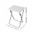 Home Basics Multi-Purpose Foldable Table, White Perspective: top