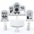 Big Dot of Happiness Graveyard Tombstones - Halloween Party Centerpiece - Table Toppers 15 Ct Perspective: top