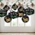 Big Dot of Happiness Mardi Gras - Masquerade Hanging Decor - Party Decor Swirls - Set of 40 Perspective: top