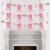Big Dot of Happiness 1st Birthday Girl Fun to be One Decor Clothespin Garland Banner 44 Pc Perspective: top