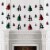 Big Dot of Happiness Holiday Plaid Trees Christmas Party Clothespin Garland Banner 44 Pc Perspective: top