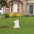 Big Dot of Happiness She's a Wild One - Outdoor Lawn Boho Floral Party Yard Sign - 1 Pc Perspective: top