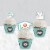 Big Dot of Happiness Medical School Grad Decor - Cupcake Wrappers & Treat Picks Kit 24 Ct Perspective: top